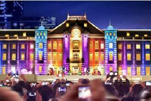 東京駅スペシャルライトアップ×光のプロムナード